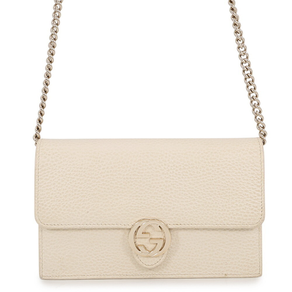 Gucci Chain Wallet Interlocking G Leather 615523 GUCCI WALLET